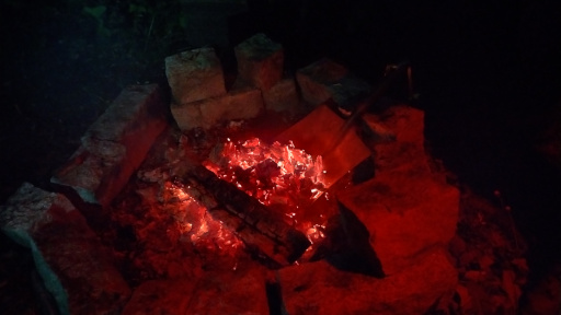Messer Feuer Licht